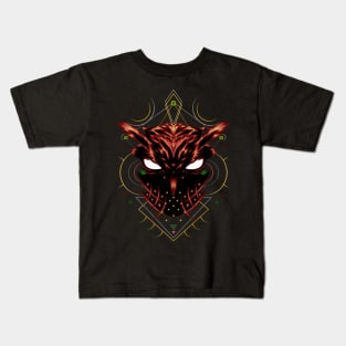 illustration owl for T-shirt design Kids T-Shirt